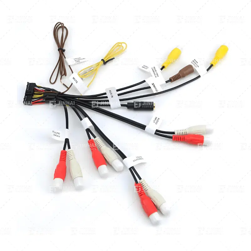 24pin AV RCA Harness Compatible with Pioneer Cdp1803 Indash Nav Radio