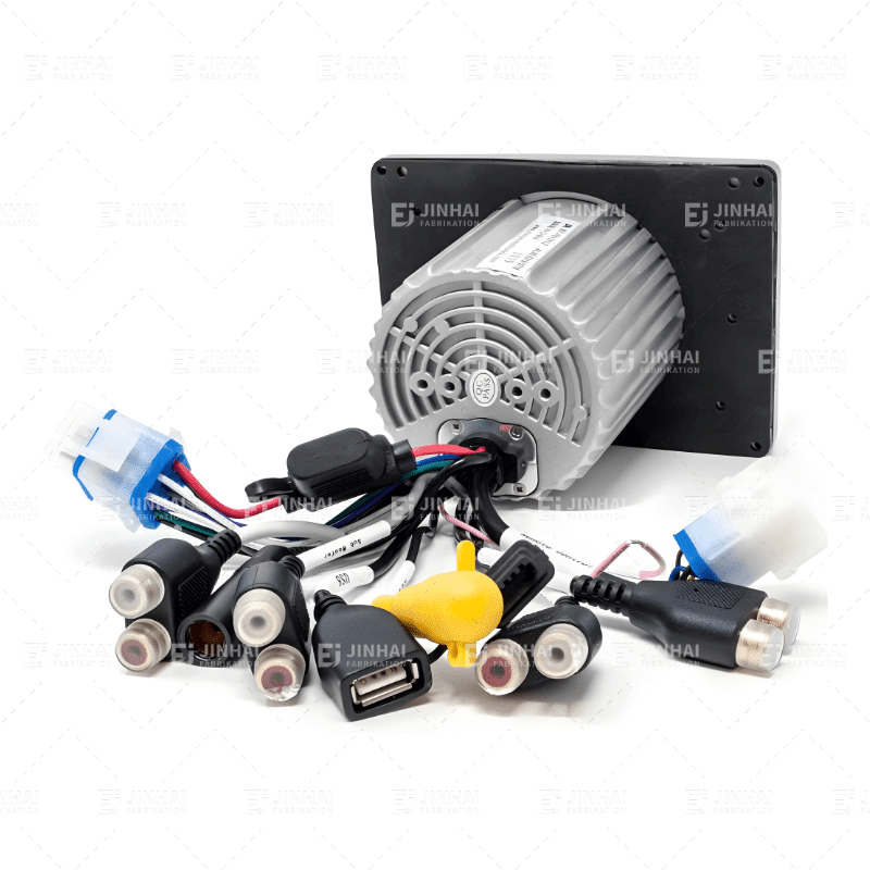 تسخير أسلاك وحدة رأس ستيريو استريو AV المقاوم لتسخير أسلاك الدراجة النارية UTV يخت يخت