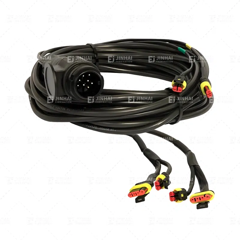10m Harness, with 13 pin plug and 2 & 4 pin connectors