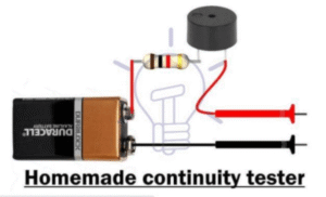 Homemade continuity tester