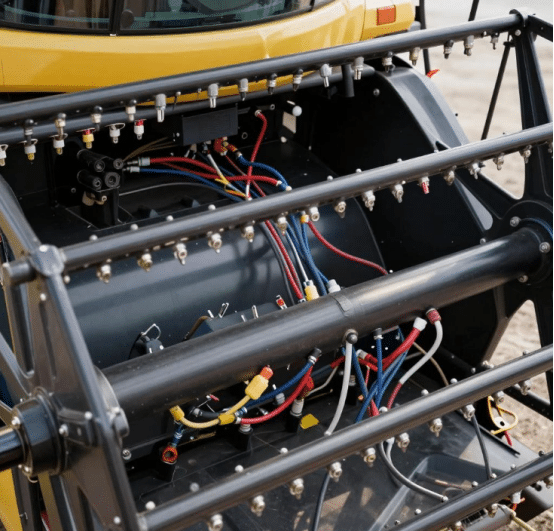 Condition of Agricultural Equipment Wiring Harnesses on Combine Harvesters