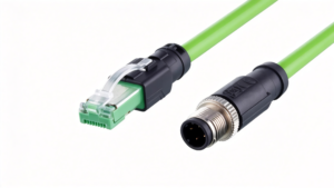 Industrial Ethernet and Fiber Optic Cable Assemblies Absolute Protection Through Overmolding to 2 m PVC-Kabel; M12 : RJ45 Connector