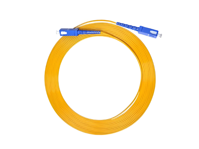 Single-mode fiber optic cable (SMF)